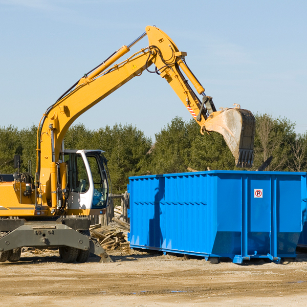 can i choose the location where the residential dumpster will be placed in Elmore City Oklahoma